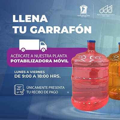 llegano de garrafones de agua gratis en toluca 2024