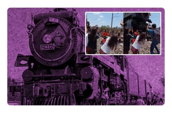 video de locomotora que mata a mujer