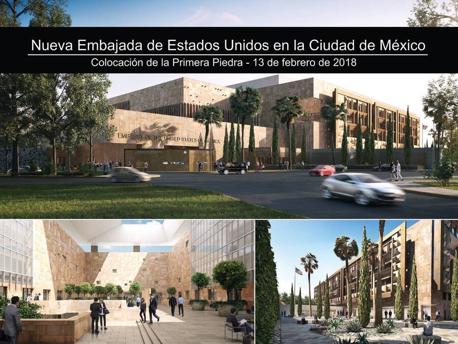nueva embajada de estados unidos en la ciudad de mexico