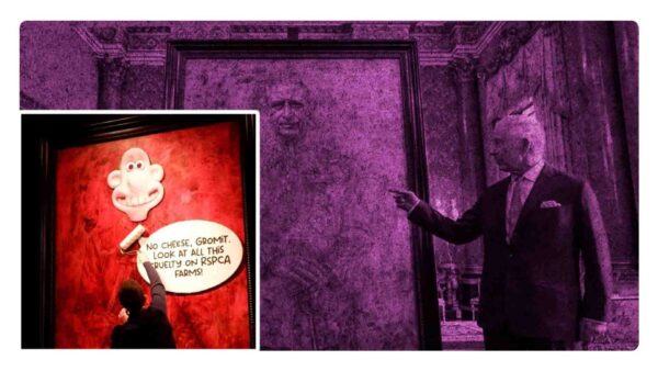 ¿Por qué se hacen protestas animalistas en obras de arte?