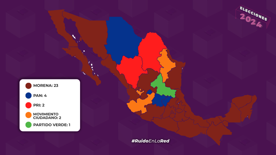 resultados del prep de las elecciones en los estados