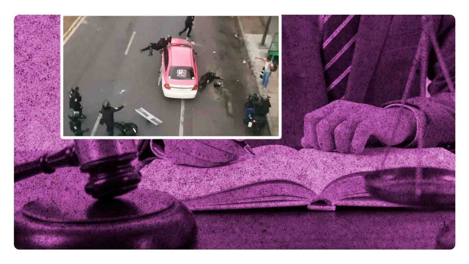 15 taxistas que se enfrentaron a policías capitalinos fueron vinculados a proceso