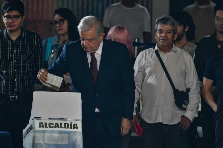 vota amlo en las elecciones 2024