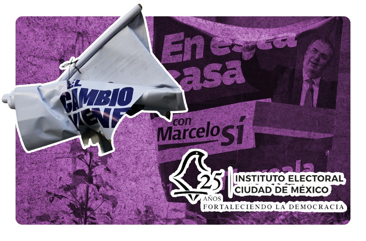 IECM pide a partidos políticos y candidaturas apoyar en el retiro de su propaganda política