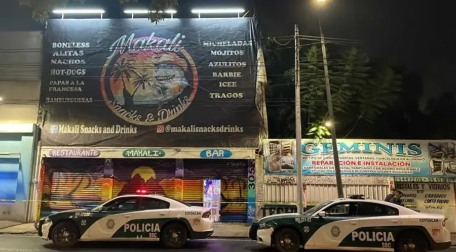 2 muertos y 3 heridos es el saldo de un ataque en un bar de la alcaldía Coyoacán