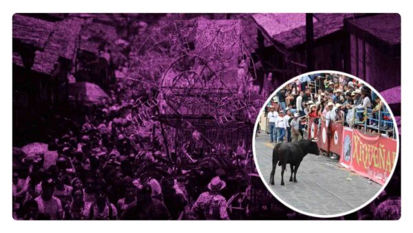 Personas heridas durante la capea de toros en Xico, Veracruz; dos por impacto con los taurinos, uno por un dron y una persona sufrió una crisis nerviosa