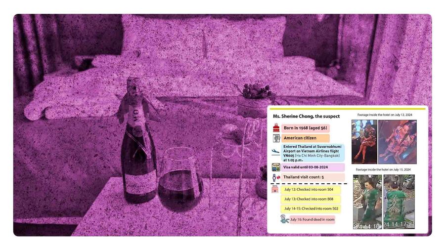 extranjeros muertos en hotel de tailandia