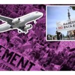 Marcha en contra del turismo de masas en Barcelona