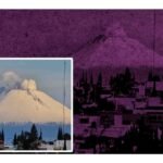 Popocatepetl inicia la segunda mitad del año con nieve y fumarolas