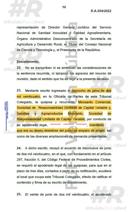 Resolucion-del-amparo-R.A-504-2022. Monsanto. Glifosato. Ruido en la Red