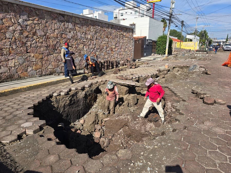 Por qué se creo el socavon en san andres, puebla