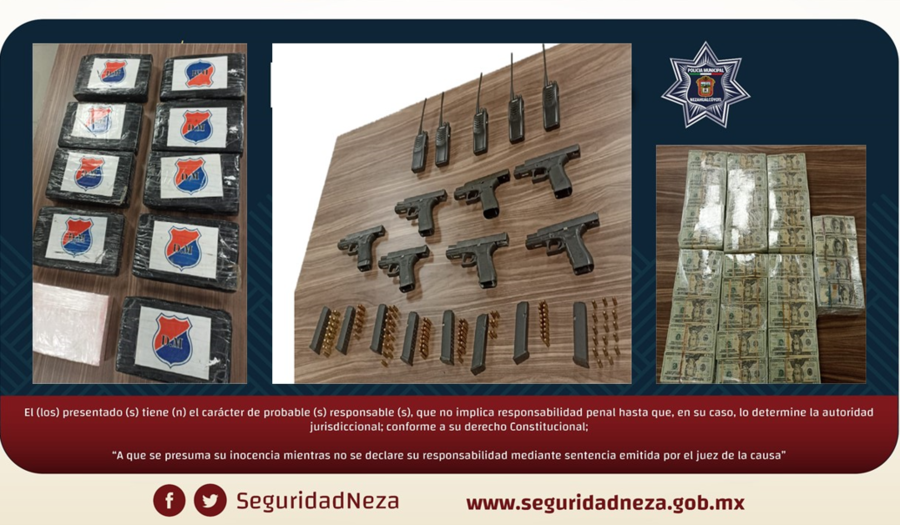 Cae célula delictiva en Nezahualcóyotl, Edomex: la integraban agentes de la FGR, FGJ y SSC de la CDMX