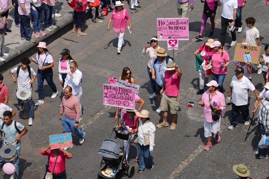 día y hora de la nueva marcha de la marea rosa