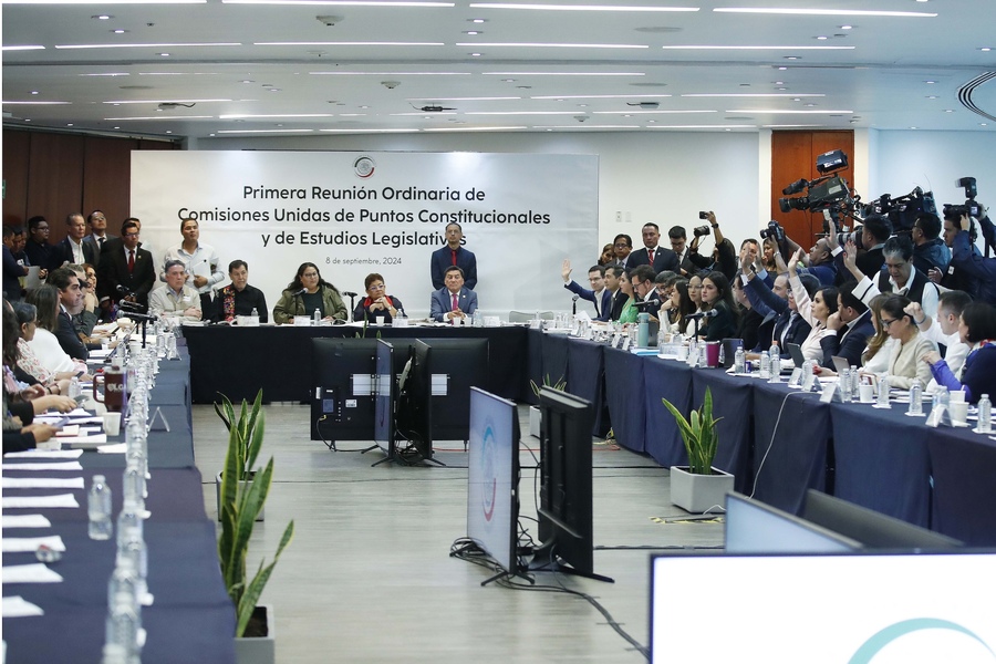 Comisiones del Senado aprueban en lo general y particular la reforma al Poder Judicial