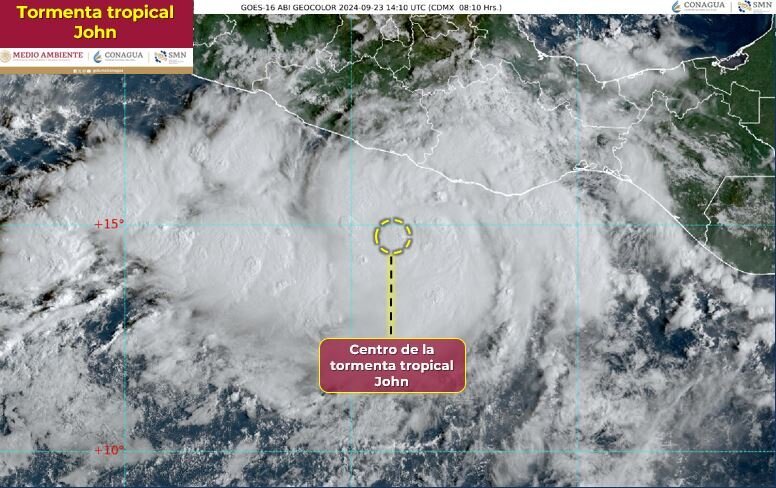 aviso de tormenta tropical john