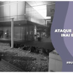 hombre rompe vidrios del edificio del inai en cdmx