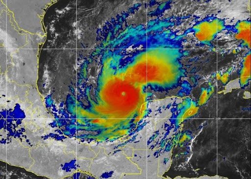 cual es la trayectoria del huracán milton segun la conagua