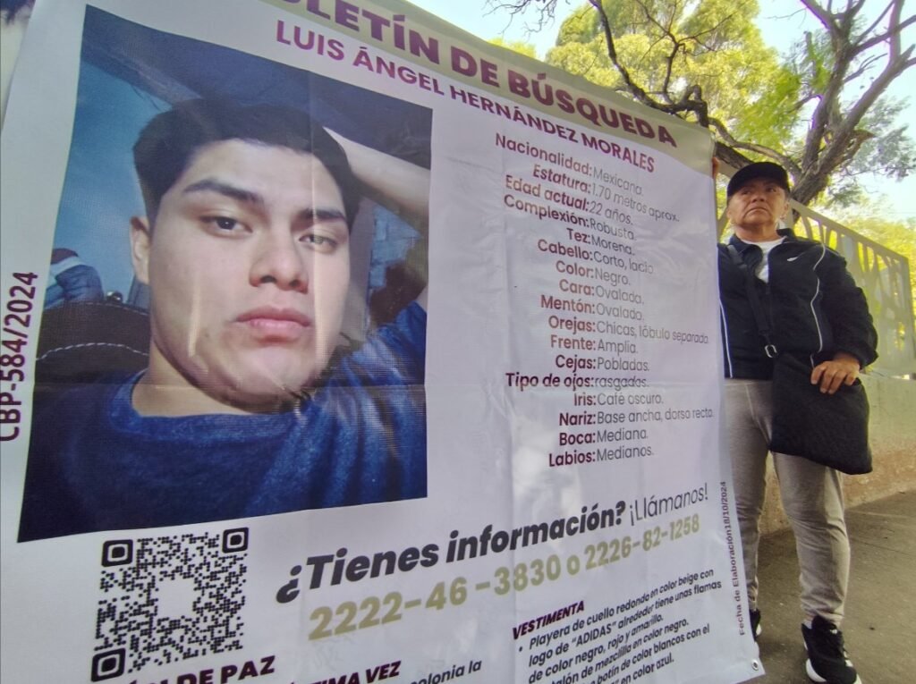 Luis Ángel fue sacado a la fuerza el 17 de octubre de un bar en la avenida Juárez y no se volvió a saber de él