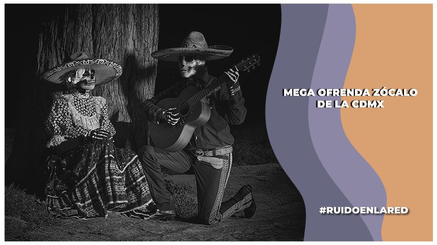 Mega ofrenda en el zócalo de la CDMX