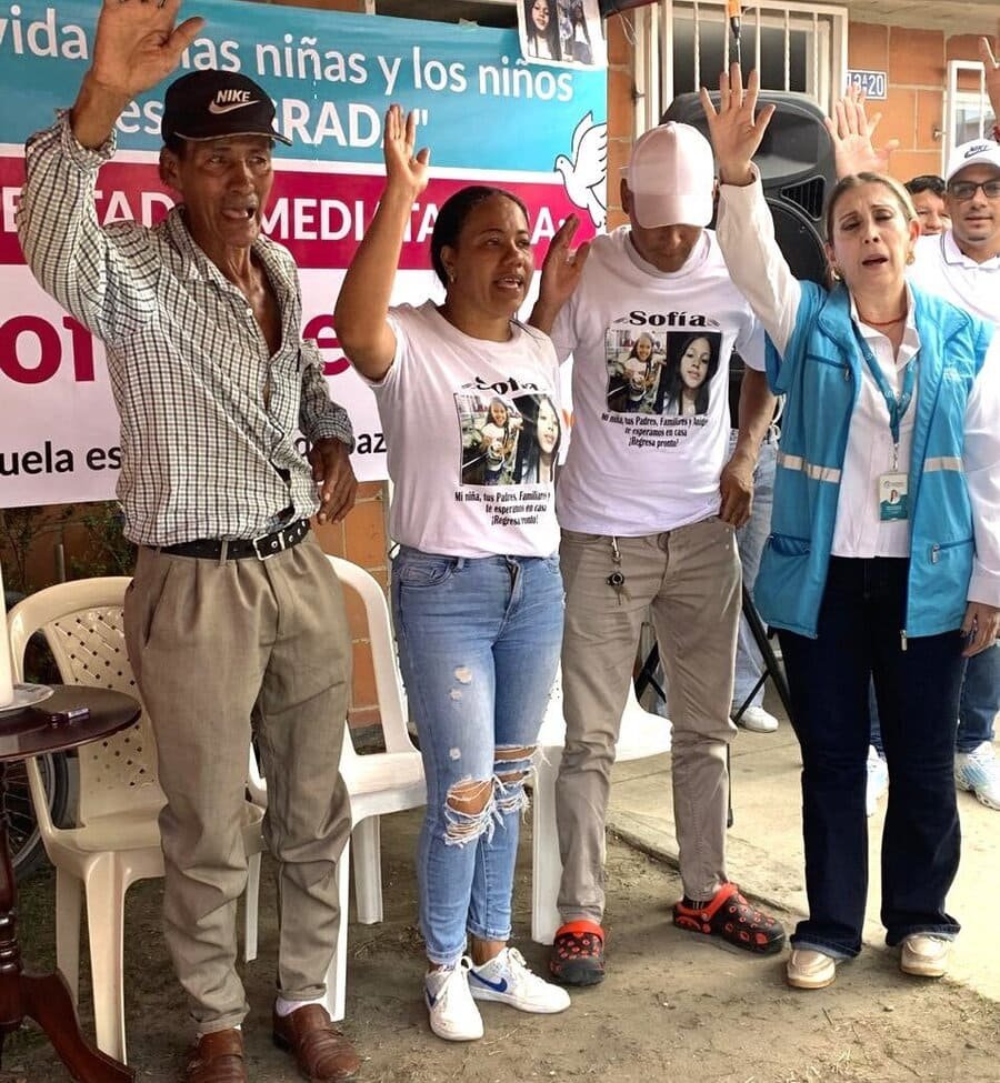 interpol emite una ficha amarilla para buscar a sofía delgado, niña desapaarecida en colombia