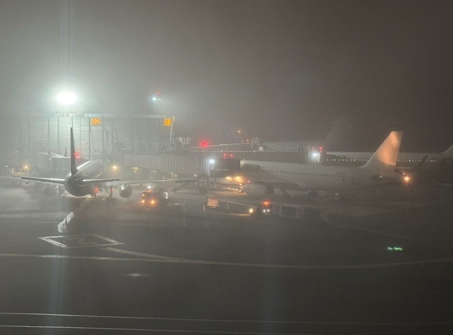 Caos aéreo en AIFA y AICM por banco de niebla este 22 de noviembre; 96 vuelos afectados