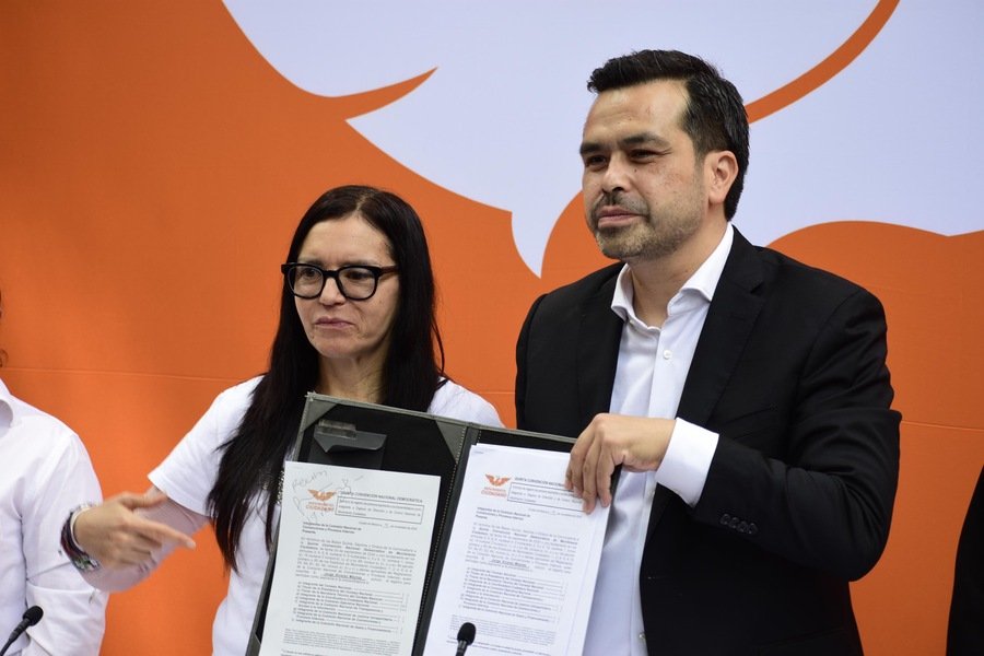 Jorge Álvarez Máynez se registra para la dirigencia nacional de Movimiento Ciudadano; se perfila como candidato único