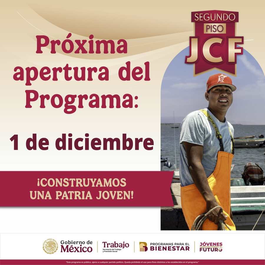 fecha de registro al programa jóvenes construyendo el tuturo