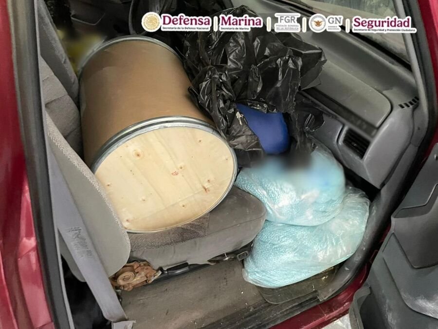 decomiso de más de una tonelada de fentanilo en sinaloa