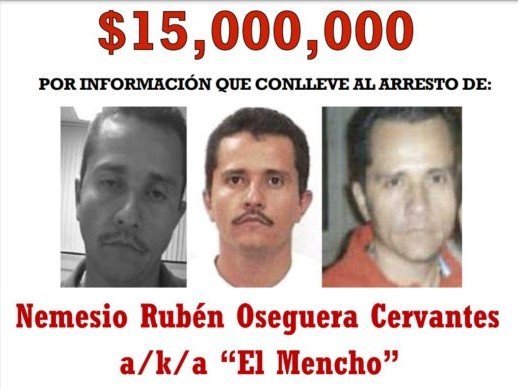 eu aumenta recompensa por información sobre el paradero de el mencho
