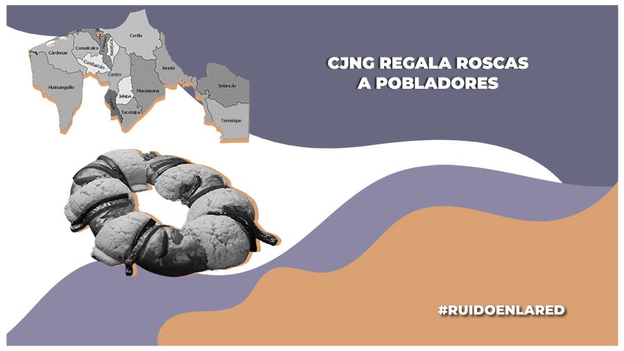 En Macuspana, Tabasco presuntos miembros del CJNG dieron como regalos juguetes y roscas de Reyes a pobladores