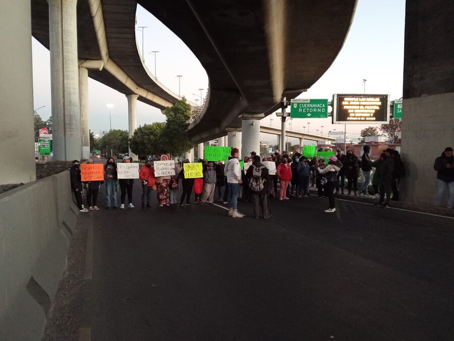 Bloqueo en la México - Cuernavaca fue por retiro de comerciantes en operativo de reordenamiento territorial en diciembre pasado