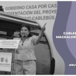 clara brugada presenta el proyecto para la construcción del cablebús en la magdalena contreras