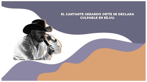 El cantante de narcocorridos Gerardo Ortiz se declaró culpable de estar vinculado a conciertos para el CJNG