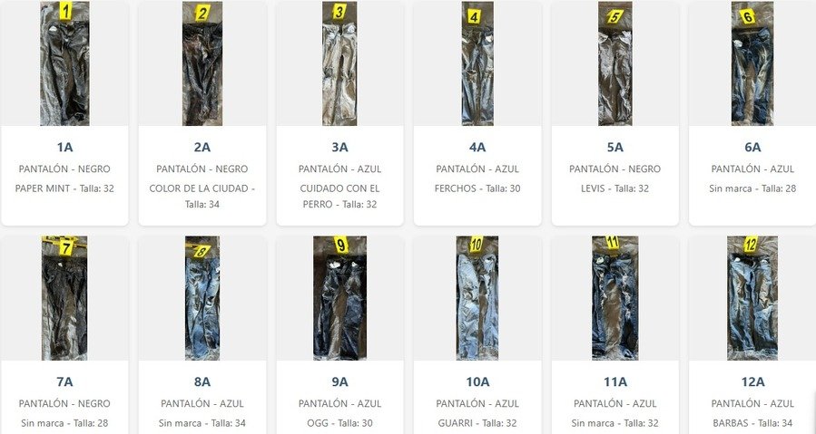 catalogo de pertenencias encontradas en el rancho izaguirre en teuchitlán, jalisco