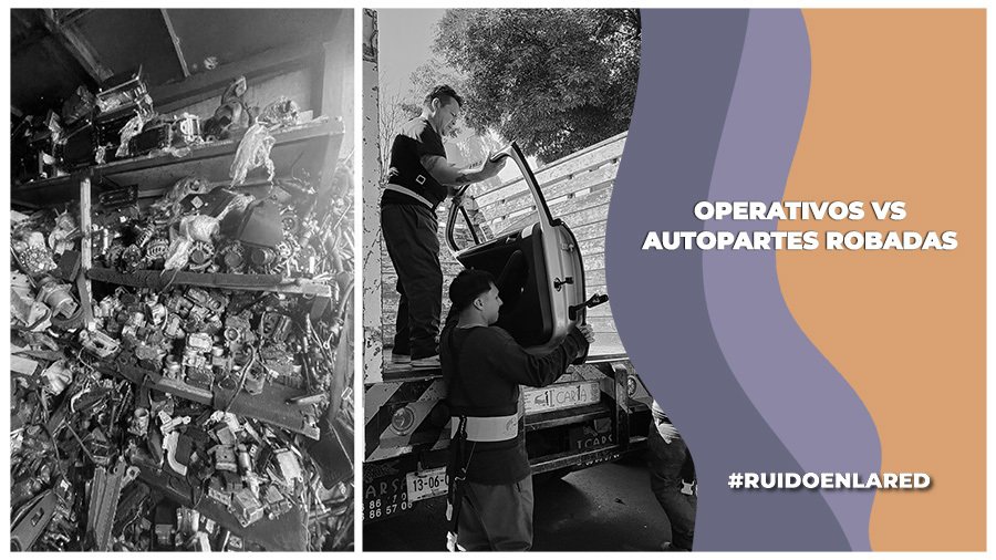 Operativos de la CDMX logran el aseguramiento de 240 toneladas de autopartes