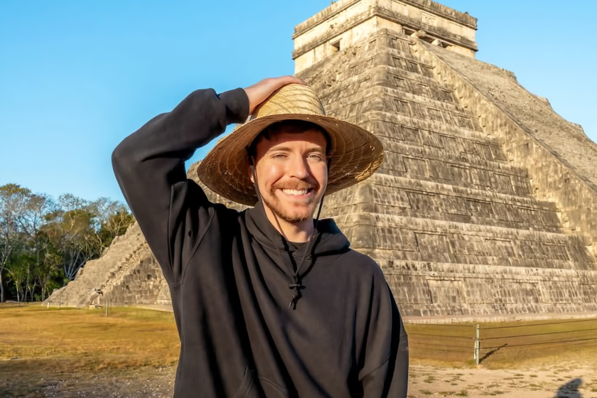 Mr Beast entra a Calakmul y Chichen Itzá