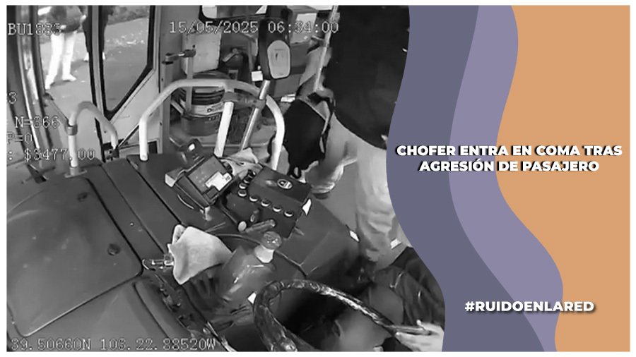 Chofer de autobús de Guadalajara se encuentra en coma tras ser golpeado por un pasajero