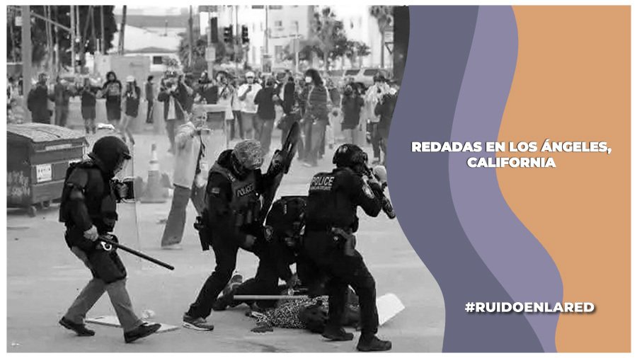 el presidente de estados unidos ordena redadas en los ángeles california