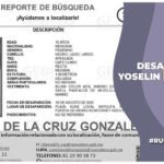 Desaparece Yoselin de la Cruz