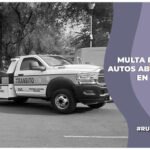 Multa por dejar autos abandonados en CDMX