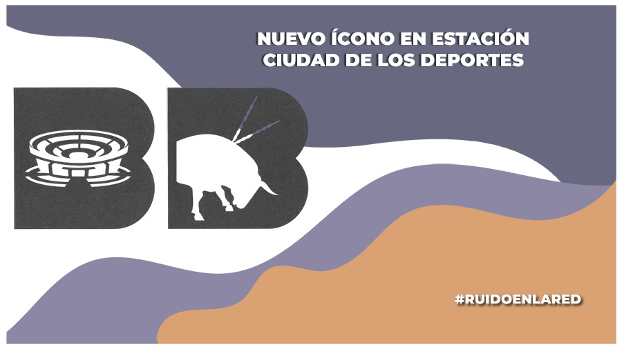 La estación Ciudad de los Deportes de la línea 1 del metrobús tiene un nuevo ícono; ya no es un toro de lidia con banderillas en su cuerpo