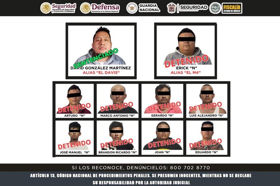 integrantes del cjng detenidos en edomex