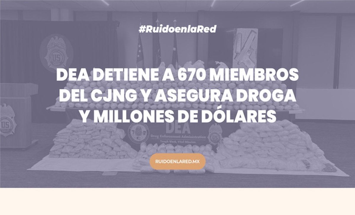 Imagen para nota del operativo de la DEA contra el CJNG