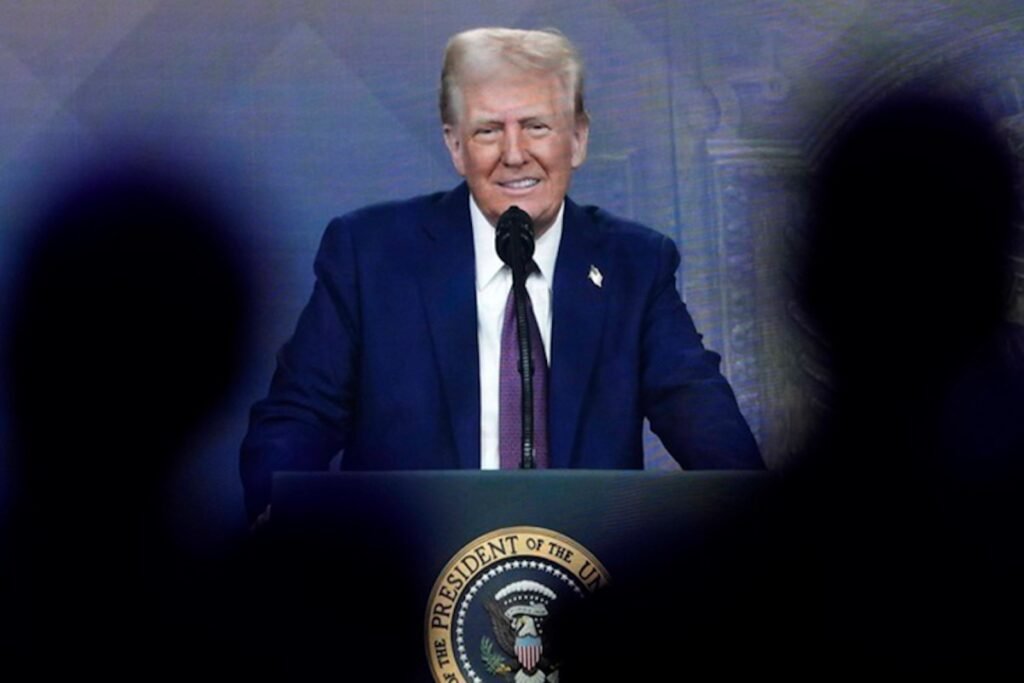 Foto de donald trump para nota de sus discurso en la ONU