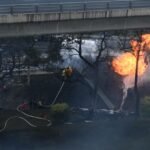 causa de la explosión de la pipa de gas en el puente de la concordia
