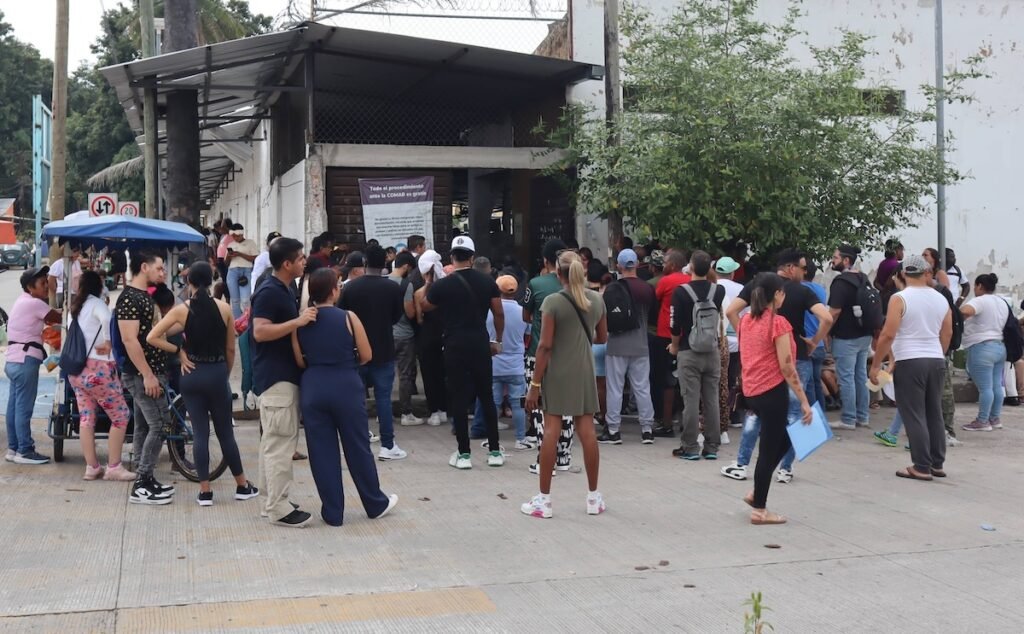 Foto para nota de los migrantes en méxico por las políticas de trump