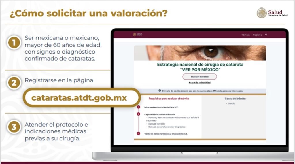 Imagen para nota de las operaciones gratis de cataratas del gobierno
