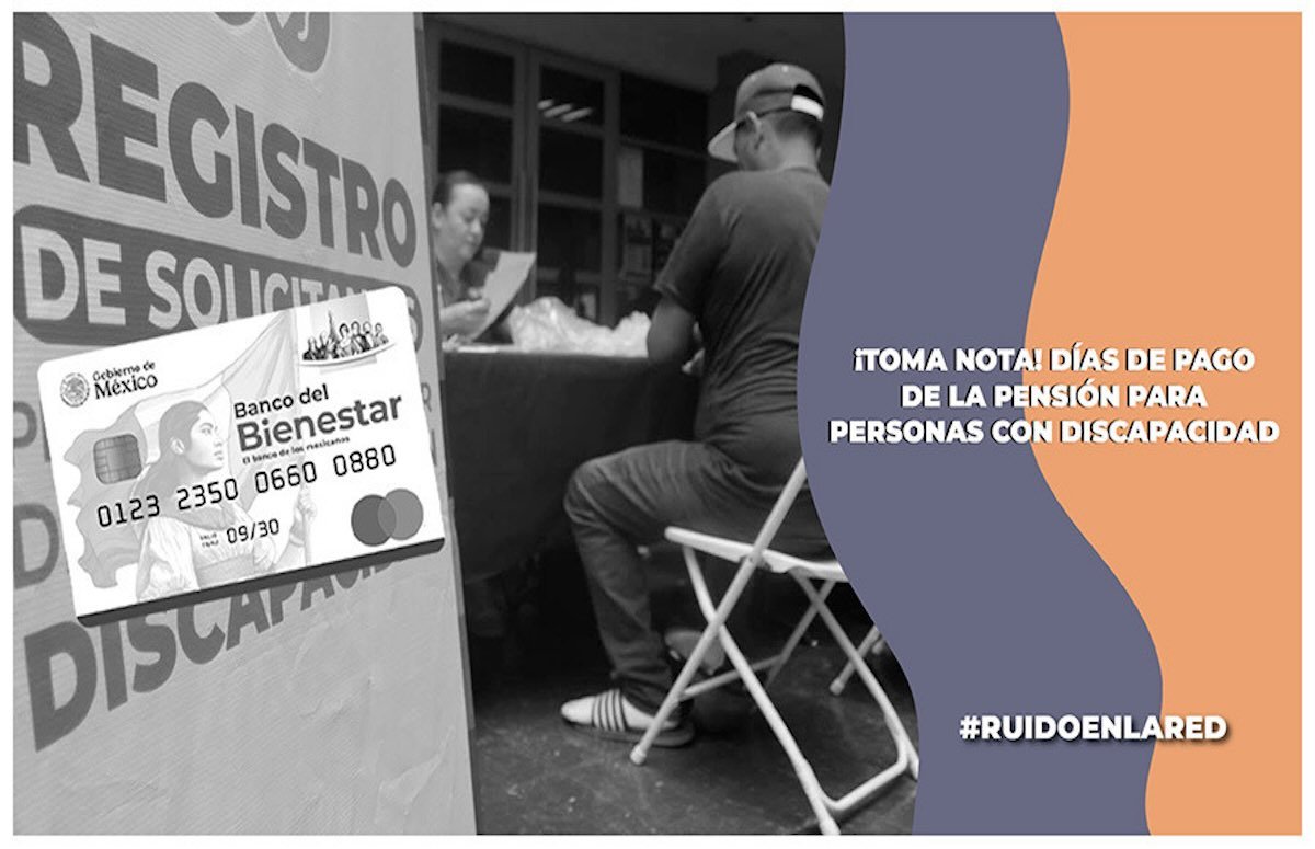 Imagen para nota del Calendario de pagos de la Pensión Bienestar para Personas con Discapacidad de septiembre de 2025