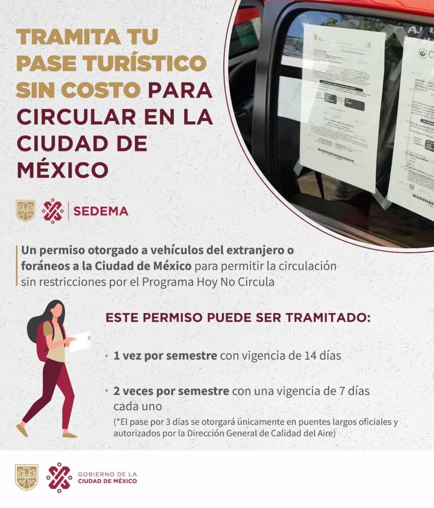 Gráfico para nota del Pase Turístico