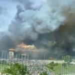 Foto de las protestas en Nepal